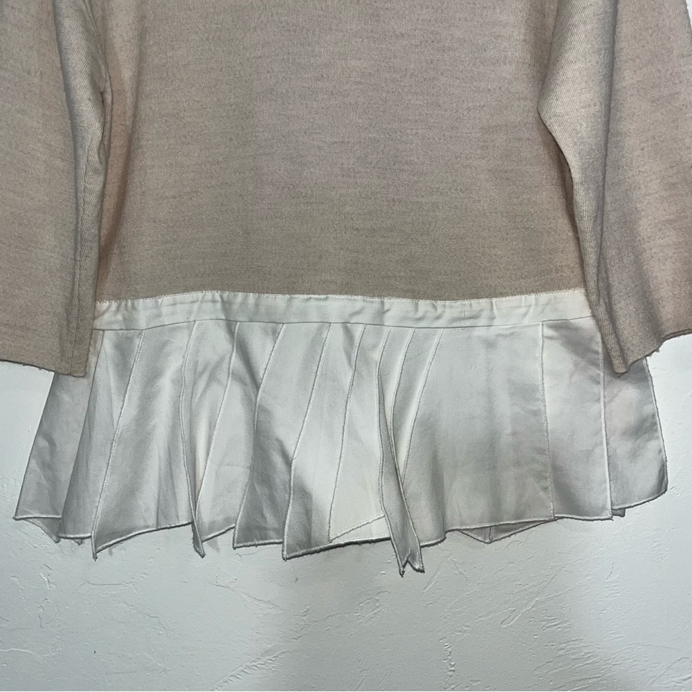 Tibi Wool Layered Look Twofer Sweater - Picture 6 of 11